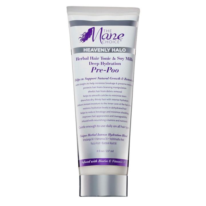 The Mane Choice Heavenly Halo Herbal Hair Tonic & Soy Milk Deep Hydration Pre-poo - 8 Fl Oz, Adult Unisex