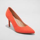 Women's Gemma Pointed Toe Heels - A New Day Coral
