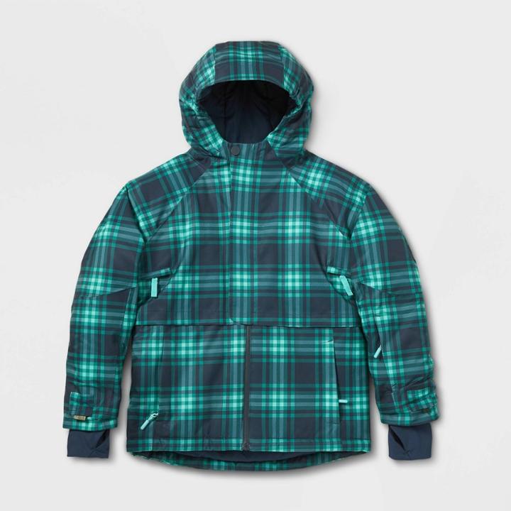 All In Motion Kids' Snow Sport Anorak Jacket With 3m Thinsulate Insulation - All In