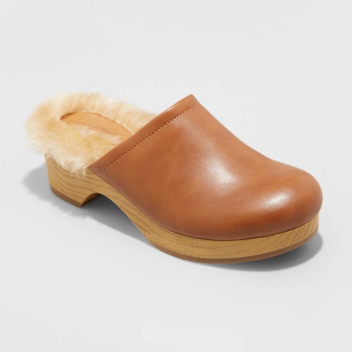 Women's Poppy Heels - Universal Thread Cognac