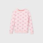 Girls' Printed Pullover Sweatshirt - Cat & Jack Pink