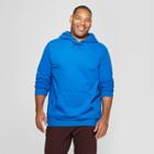Men's Tall Regular Fit Long Sleeve Fleece Hooded Sweatshirt - Goodfellow & Co Kickball Blue