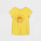 Toddler Girls' Adaptive Sunshine Graphic T-shirt - Cat & Jack Yellow