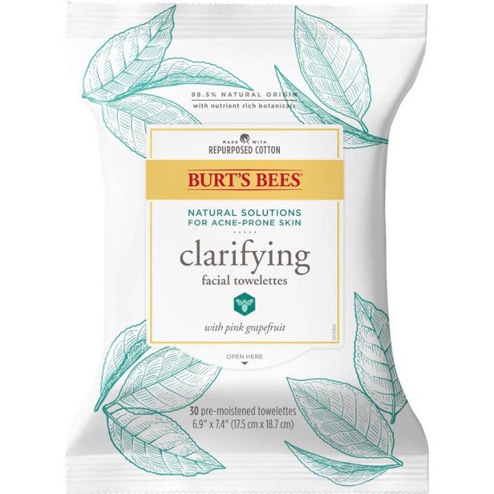Burt's Bees Oily & Acne Prone Skin Facial Cleansing Towelettes