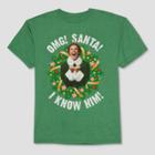 Boys' Elf Short Sleeve Graphic T-shirt - Green