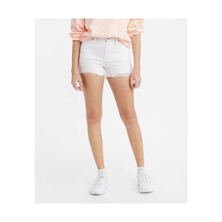 Levi's Women's High-rise Jean Shorts - Weathered White