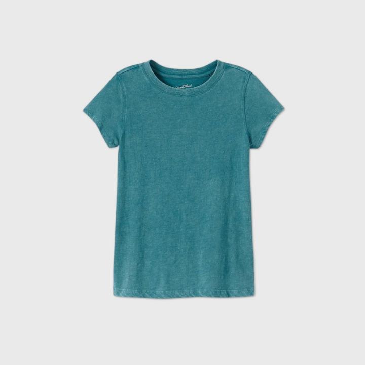 Women's Short Sleeve T-shirt - Universal Thread Teal