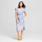 Women's Striped Tie Back Dress - Universal Thread Blue