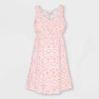 Sleeveless Double Weave Tie Back Maternity Dress - Isabel Maternity By Ingrid & Isabel Blush Pink