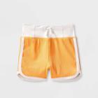 Toddler Boys' Adaptive Ribbed Swim Trunk - Cat & Jack Light Orange