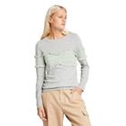 Women's Crewneck Laced Pullover Sweater - Sandy Liang X Target Gray Xxs