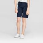 Plus Size Girls' Uniform Chino Shorts - Cat & Jack Navy (blue)