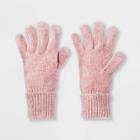 Women's Chenille Glove - A New Day Smoked Pink