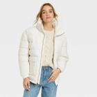 Women's Puffer Jacket - Universal Thread White