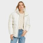 Women's Puffer Jacket - Universal Thread White