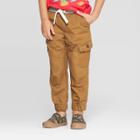 Toddler Boys' Cargo Jogger Pants - Cat & Jack Brown