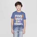 Boys' Five Nights At Freddy's Short Sleeve T-shirt - Navy Heather