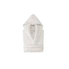 Hooded Turkish 100% Cotton Bathrobe Cream - Enchante Home, Ivory