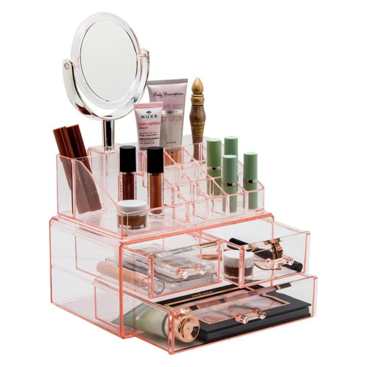 Sorbus Makeup Storage Organizer With Magnifying