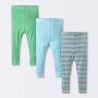 Baby Boys' 3pk On The Move Pull-on Pants - Cloud Island Turquoise Blue