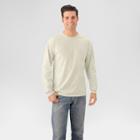 Fol Select Fruit Of The Loom Men's Long Sleeve T-shirt - Light Beige