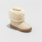 Toddler Girls' Opal Convertible Foldover Ankle Boot - Cat & Jack Gold