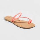 Women's Alix Skinny Strap Slide Sandals - A New Day Pink