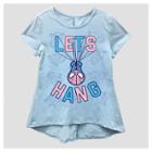 Girls' Marvel Spider-man Short Sleeve T-shirt - Blue