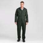 Dickies Men's Tall Deluxe Long Sleeve Blended Twill Coverall - Olive Green 2xlt, Men's, Size: Xxl Tall, Green Green