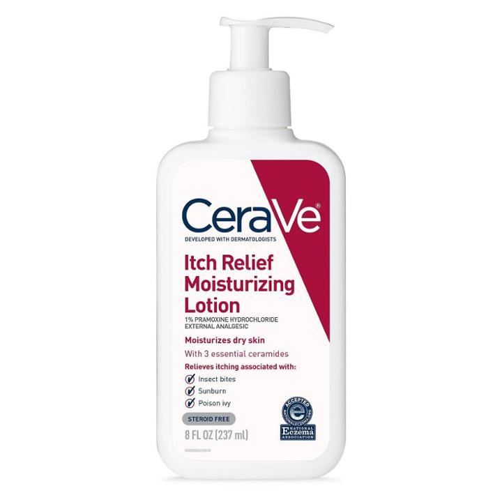 Cerave Itch Relief Moisturizing Lotion For Dry And Itchy Skin - 8oz, Adult Unisex