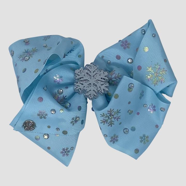 Girls' Jojo Siwa Snowflake Bow Hair Clip - Blue