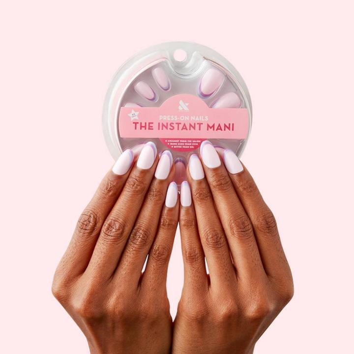 Olive & June Press-on Fake Nails - Oval Double French