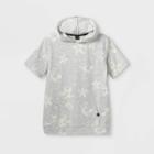 Boys' Hibiscus Flower Hoodie Sweatshirt - Art Class Light Heather Gray