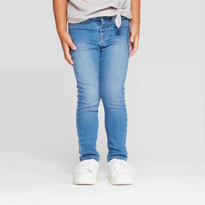 Toddler Girls' Jeans - Cat & Jack Blue
