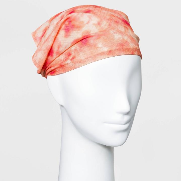 Tie-dye Headscarf - Wild Fable Orange