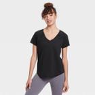 All In Motion Women's Essential V-neck Short Sleeve T-shirt - All In