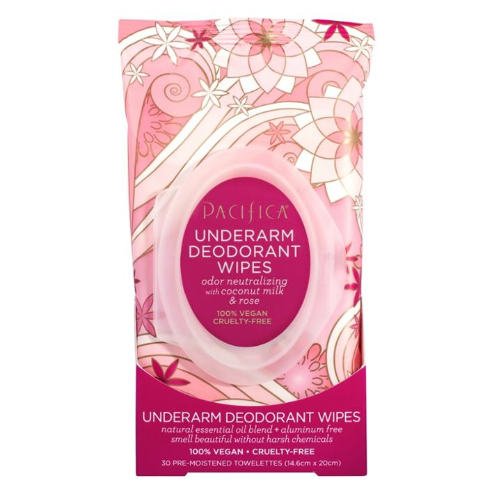 Target Pacifica Rose Underarm Deodorant Wipes