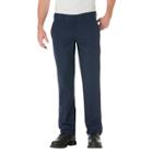 Dickies Men's Slim Straight Fit Lightweight Poplin Pants- Dark Navy 36x34, Dark Blue