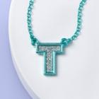 Girls' 't' Necklace - More Than Magic Teal, Blue