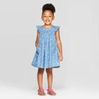 Oshkosh B'gosh Toddler Girls' Floral Pinafore - Blue 12m, Toddler Girl's