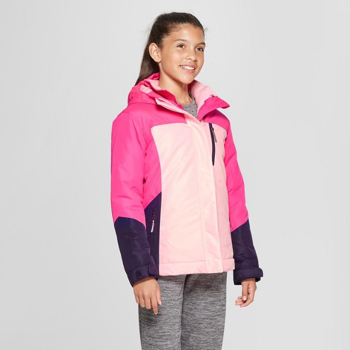 Girls' 3-in-1 System Jacket - C9 Champion Pink