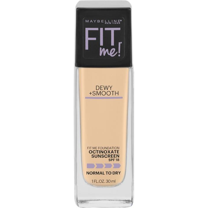 Maybelline Fitme Dewy + Smooth Foundation 105 Fair Ivory
