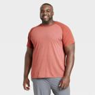 Men's Short Sleeve Run T-shirt - All In Motion Orange S, Men's,