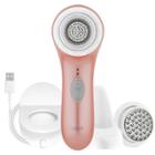 Spa Sciences Nova Sonic Cleansing Brush With Patented Antimicrobial Brush Bristles - Rose Gold