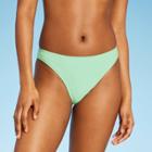 Women's Ultra Cheeky Bikini Bottom - Wild Fable Green Xxs