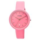 Women's Crayo Easy Leather Strap Watch-hot Pink, Hot Pink