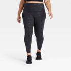 Women's Plus Size Camo Print Premium Elongate Ultra High-waisted Leggings 25 - All In Motion Black