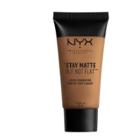 Nyx Professional Makeup Stay Matte But Not Flat Liquid Foundation Deep Olive