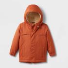 Baby Long Sleeve Parka Jacket - Cat & Jack Dark Orange