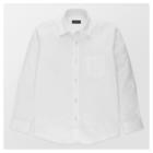 City Of London Long Sleeve Boys' Button-down Shirt - White -